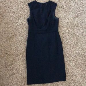 The Limited navy suit dress 8 tall